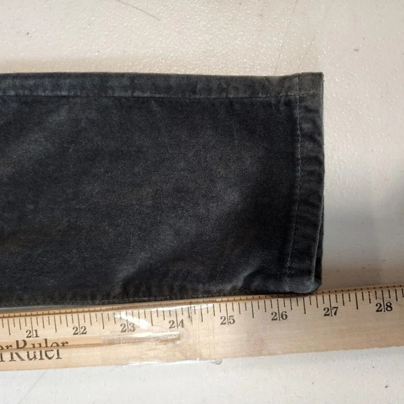 FRAME Women's Le High Skinny Velveteen High Rise Pants in Charcoal Size 24 NWT - Picture 11 of 11